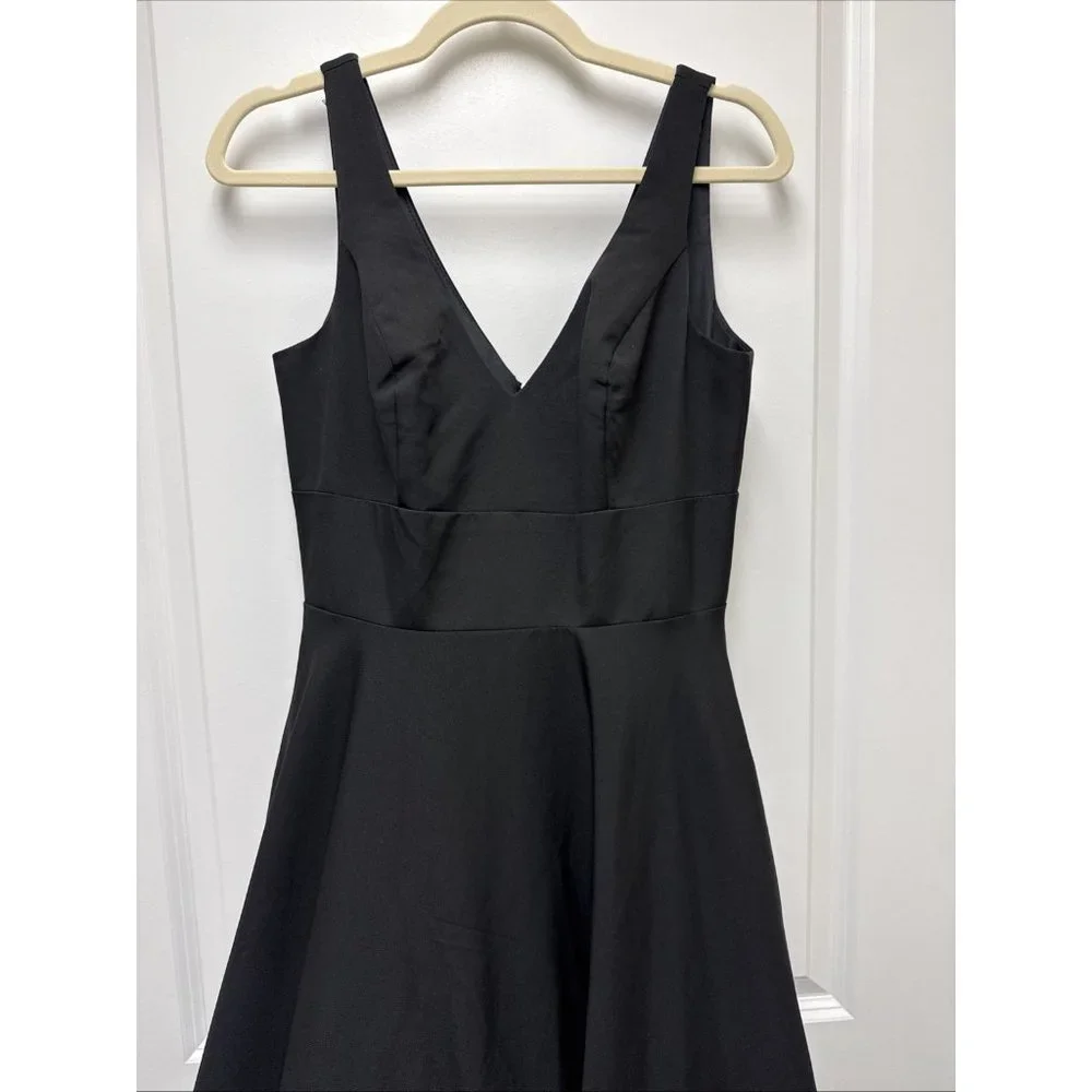Mac Duggal Size 6 Black 48924 Sleeveless A-line Ball Gown Prom Formal Dress New - Picture 6 of 11